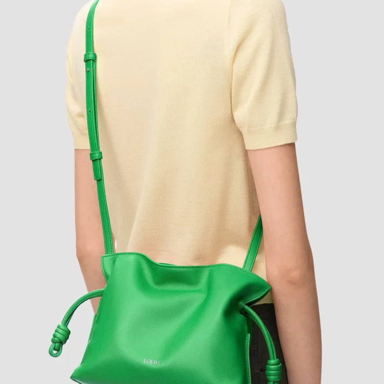 LOEWE Flamenco Coil Leather Clutch Bag for Sale — alternate view