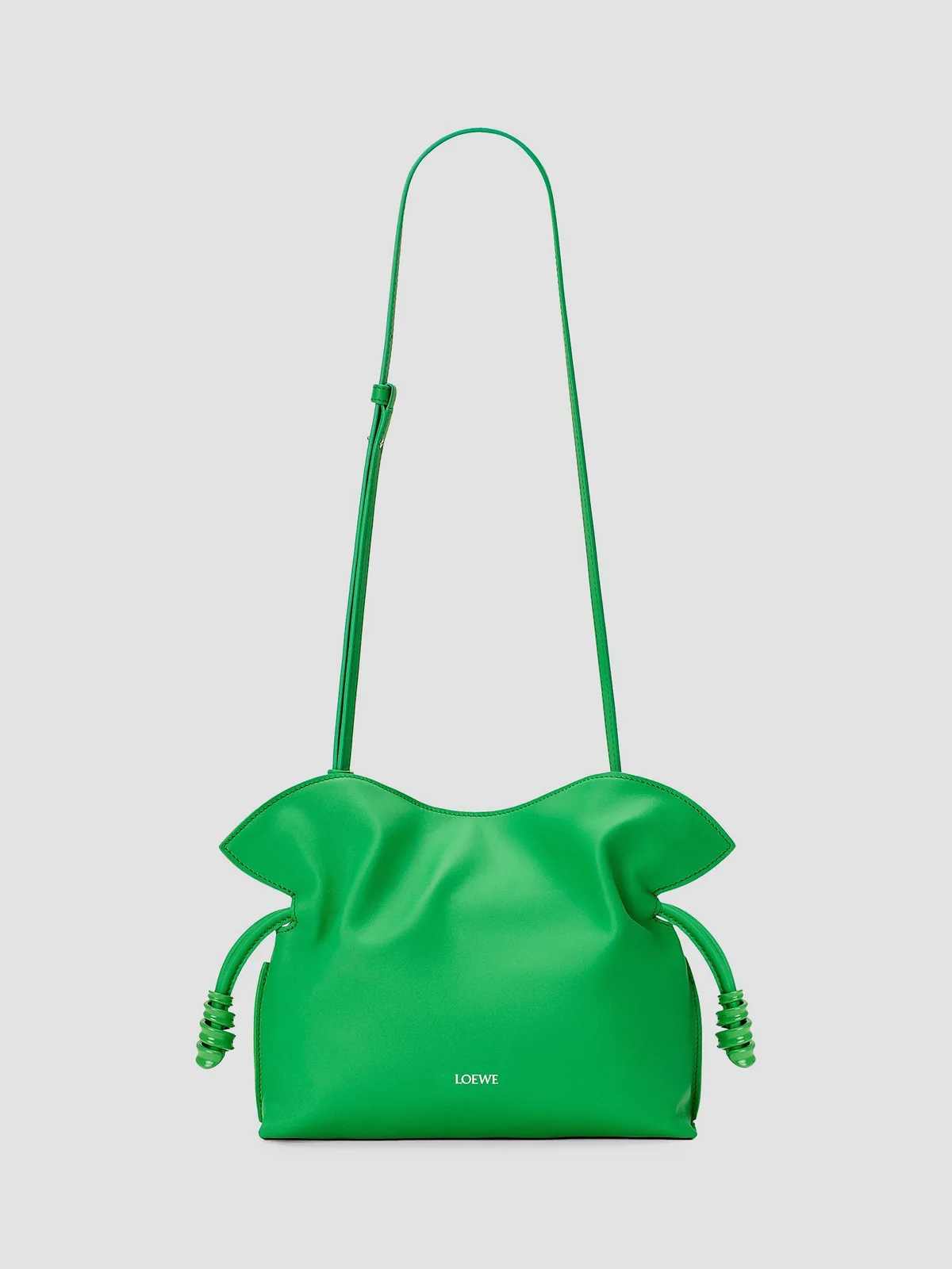 LOEWE Flamenco Coil Leather Clutch Bag for Sale
