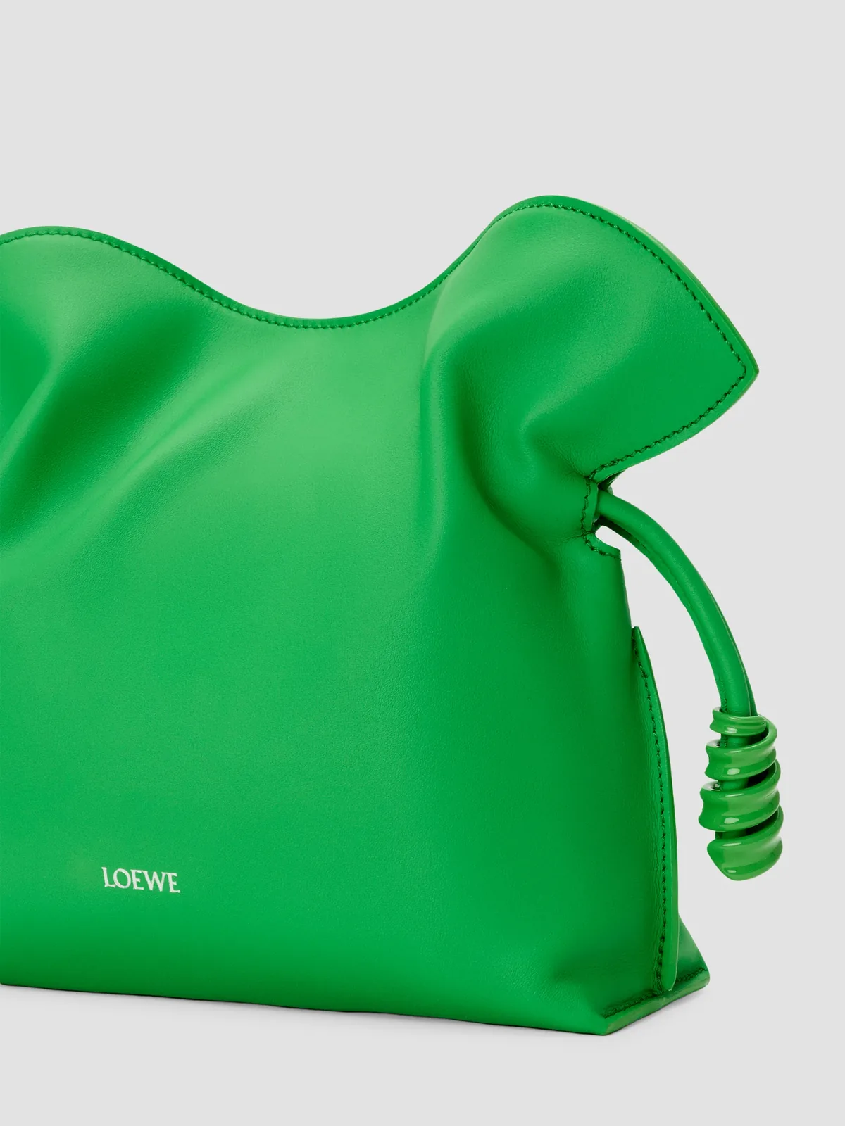 LOEWE Flamenco Coil Leather Clutch Bag for Sale