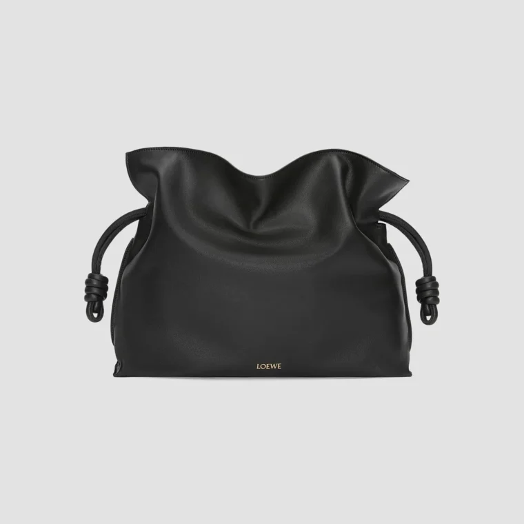 LOEWE Flamenco Large Leather Clutch for Sale