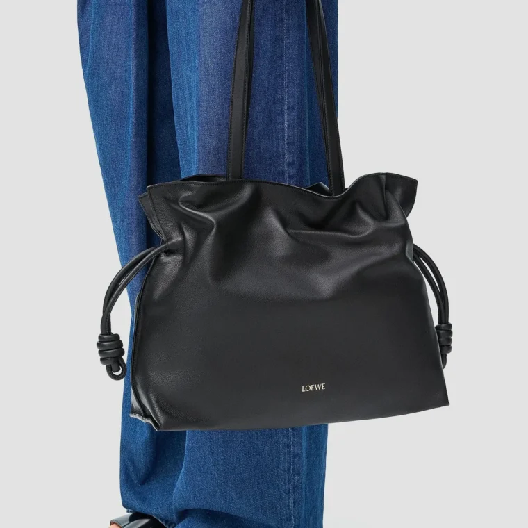 LOEWE Flamenco Large Leather Clutch for Sale — alternate view