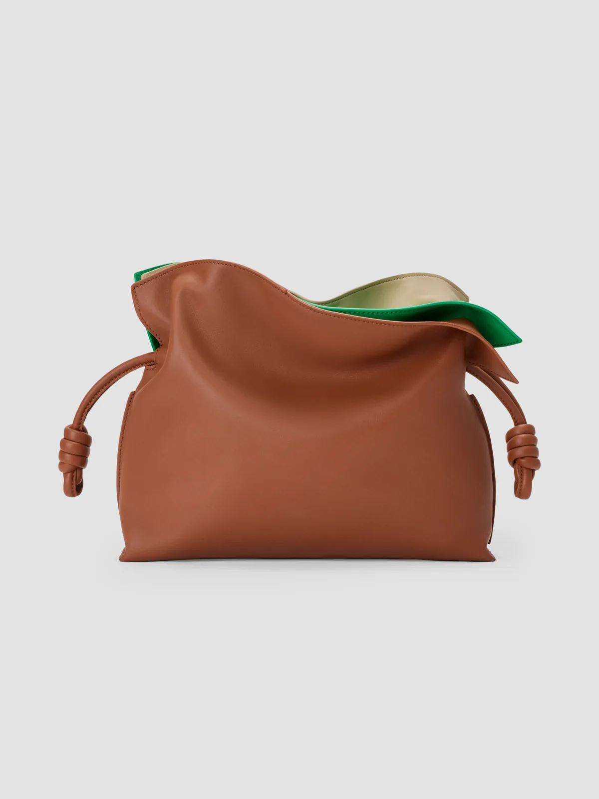 LOEWE Flamenco Layers Leather Clutch for Sale