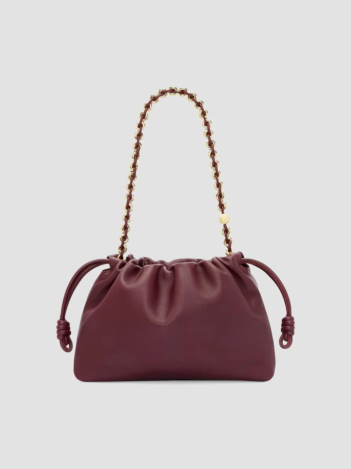 LOEWE Flamenco Medium Chain Leather Shoulder Bag for Sale