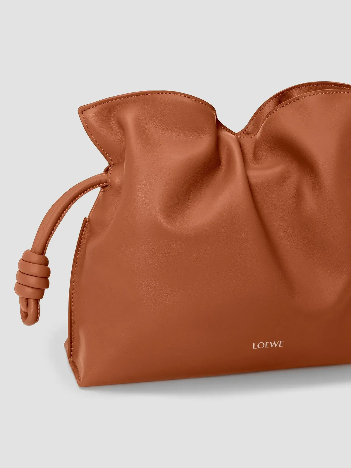 LOEWE Flamenco Medium Leather Clutch for Sale