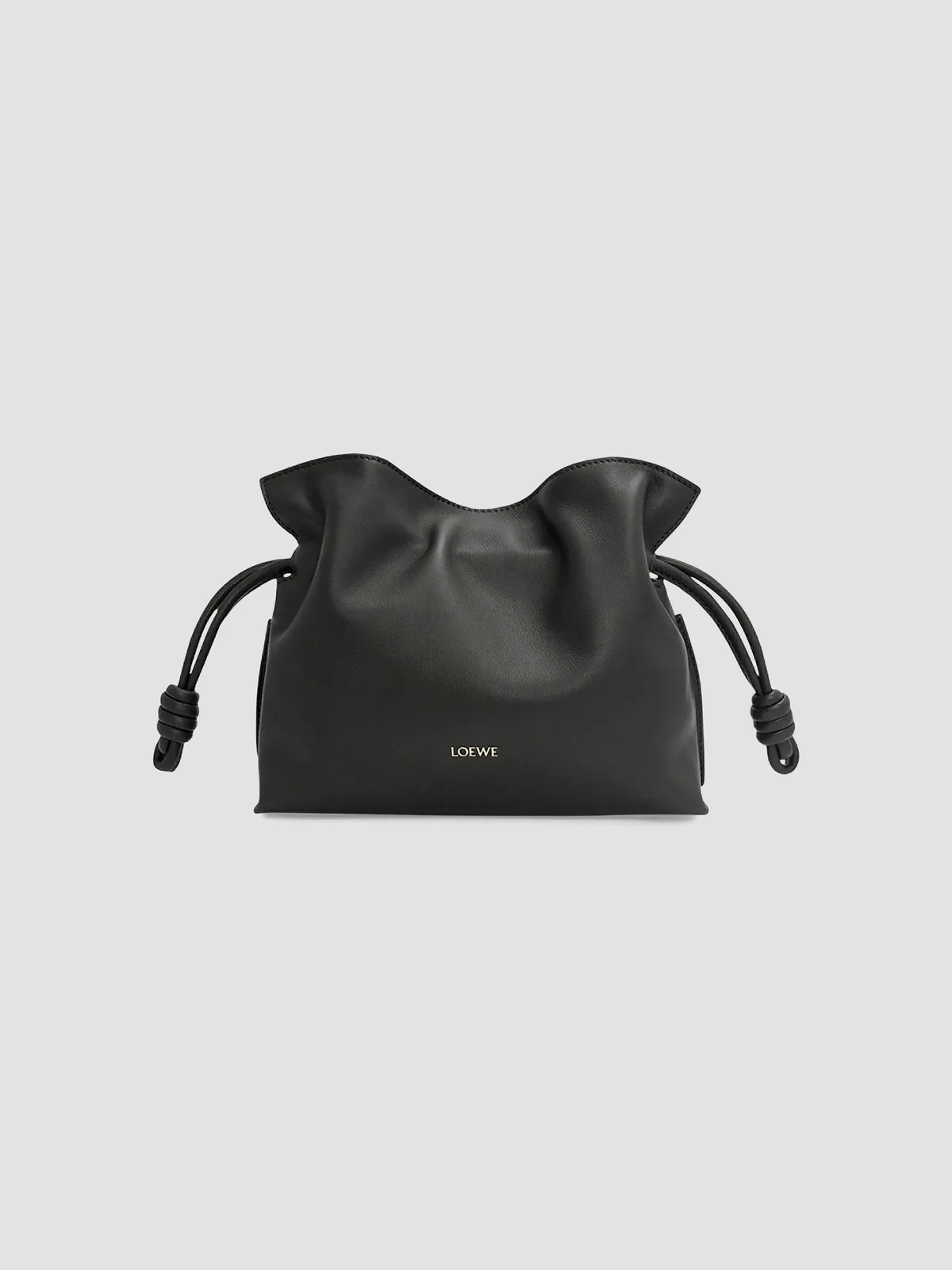LOEWE Flamenco Mini Leather Clutch for Sale - Black