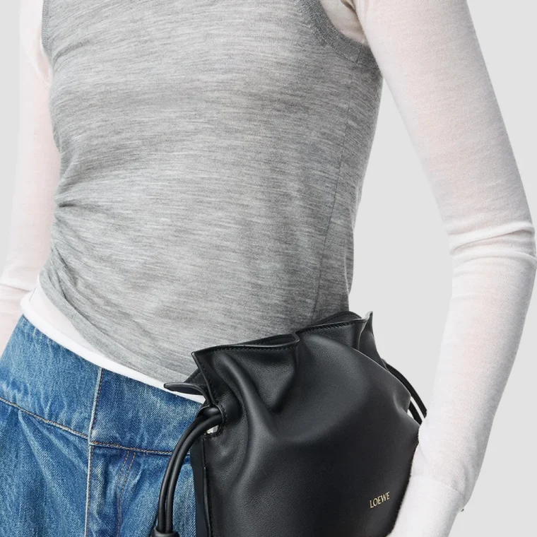 LOEWE Flamenco Mini Leather Clutch for Sale — alternate view