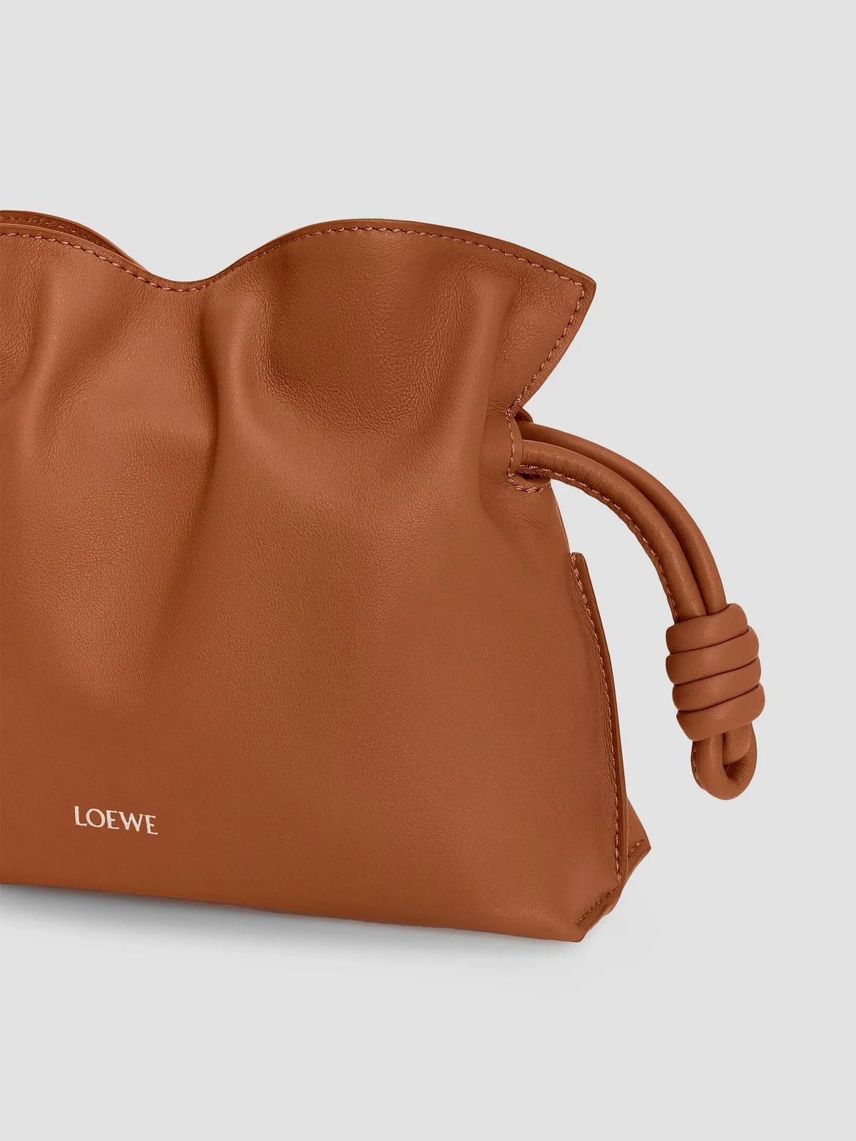 LOEWE Flamenco Mini Leather Clutch for Sale