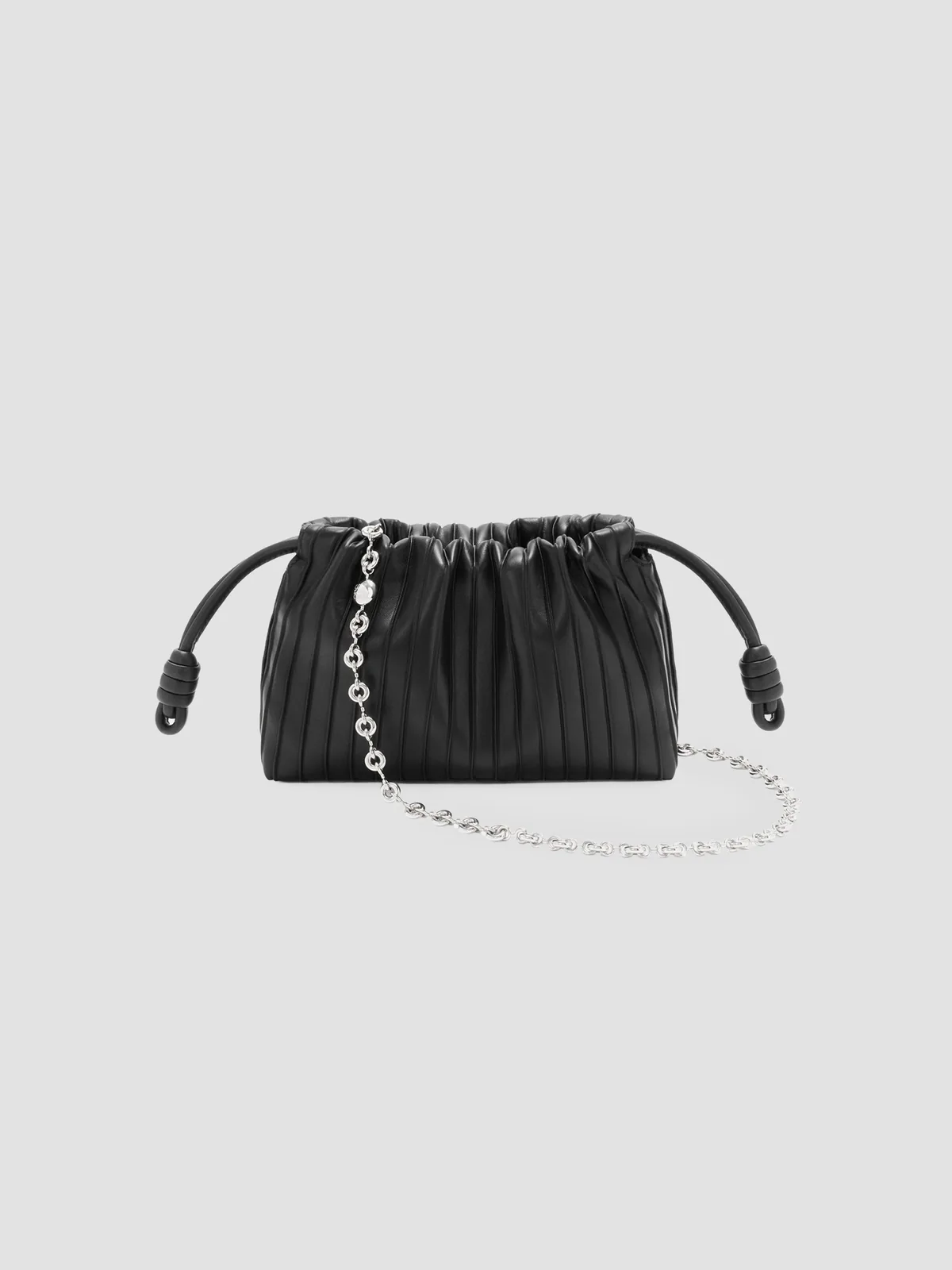 LOEWE Flamenco Mini Pleated Bag for Sale - Black