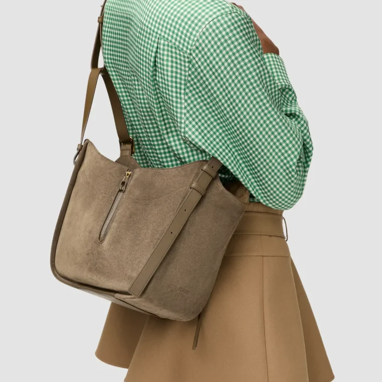LOEWE Hammock Flip Suede Tote Bag for Sale — alternate view