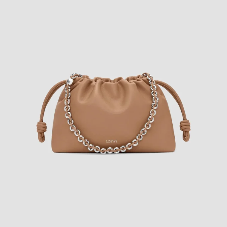 LOEWE Medium Flamenco Chain Leather Purse for Sale