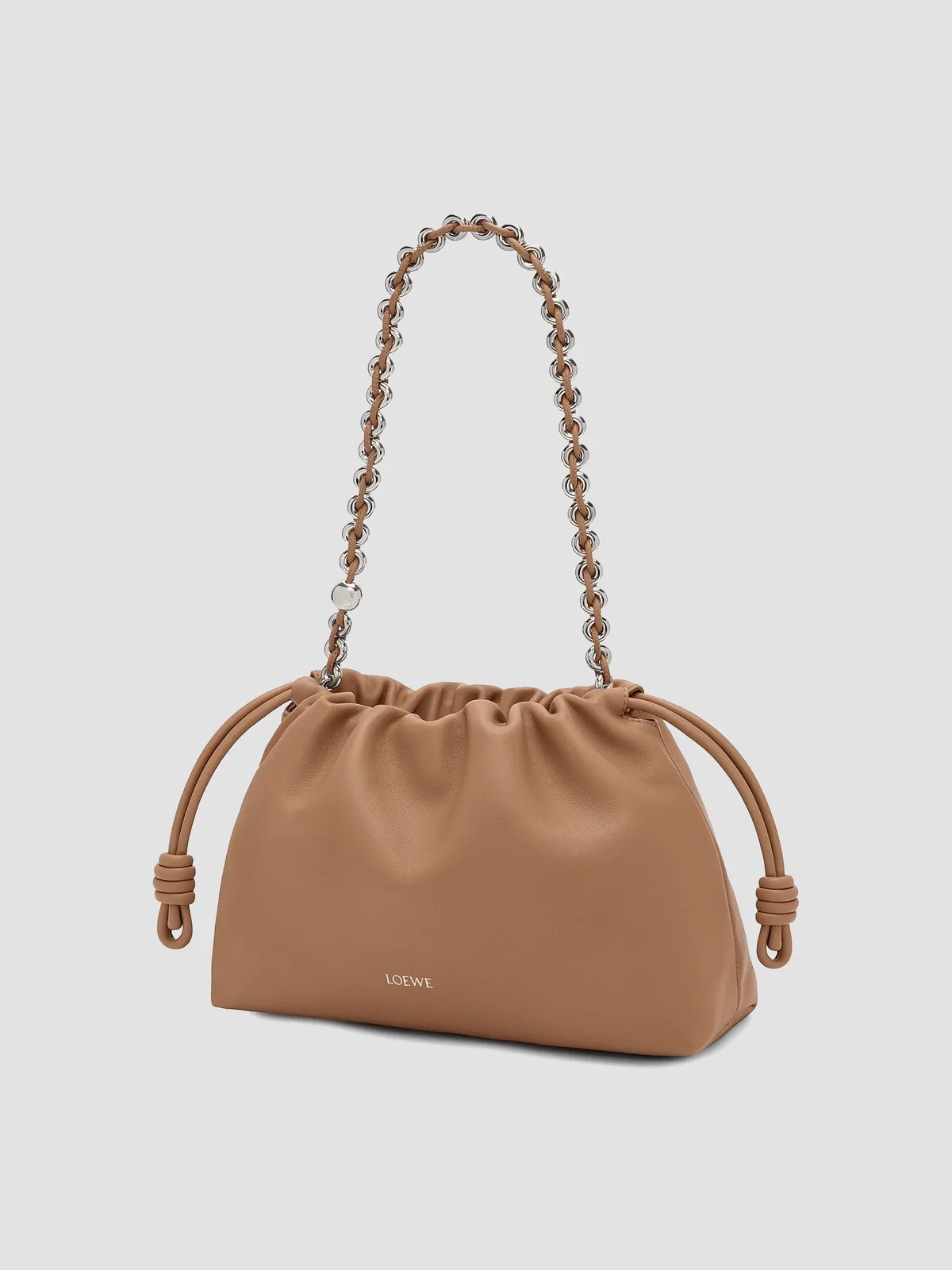 LOEWE Medium Flamenco Chain Leather Purse for Sale