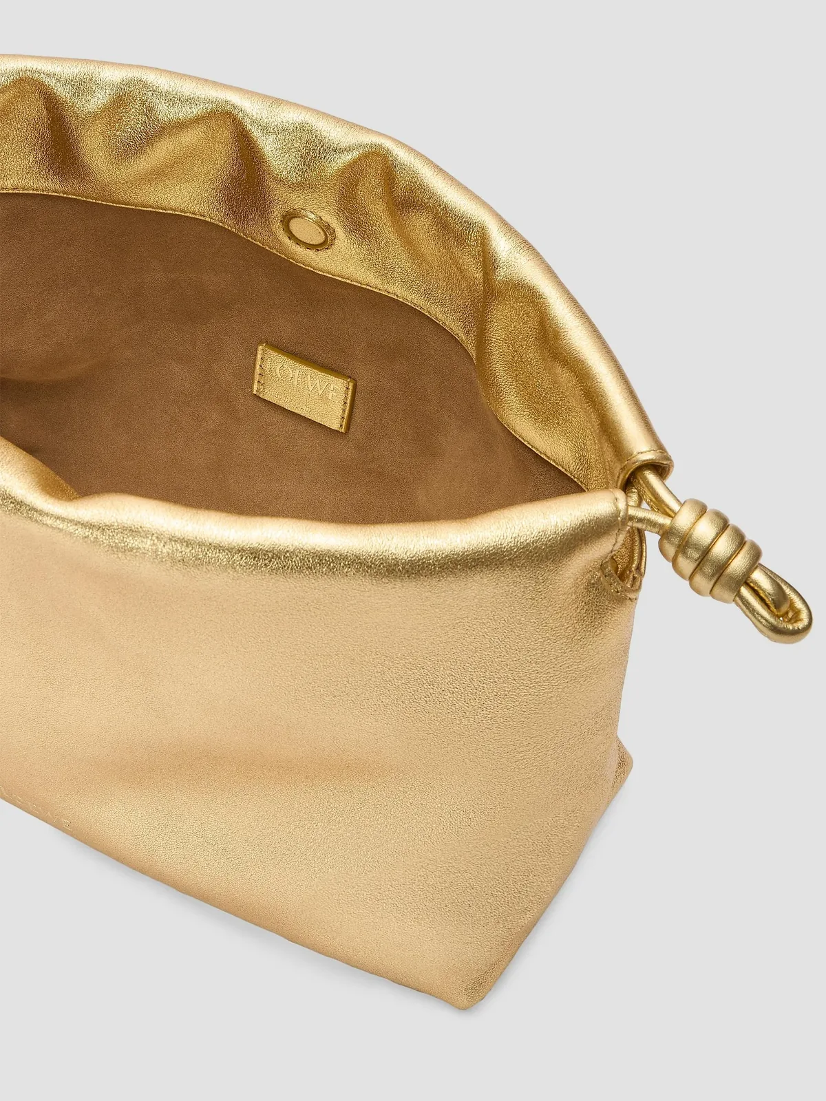 LOEWE Medium Flamenco Laminated Leather Shoulder Bag for Sale