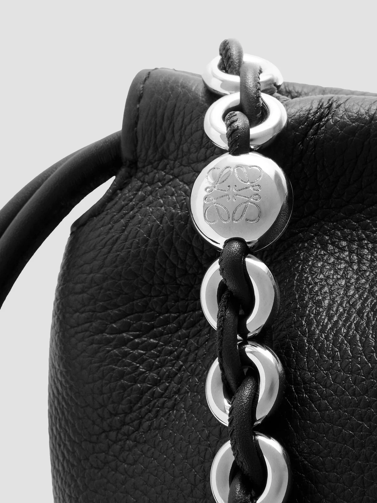 LOEWE Medium Flamenco Leather Clutch for Sale