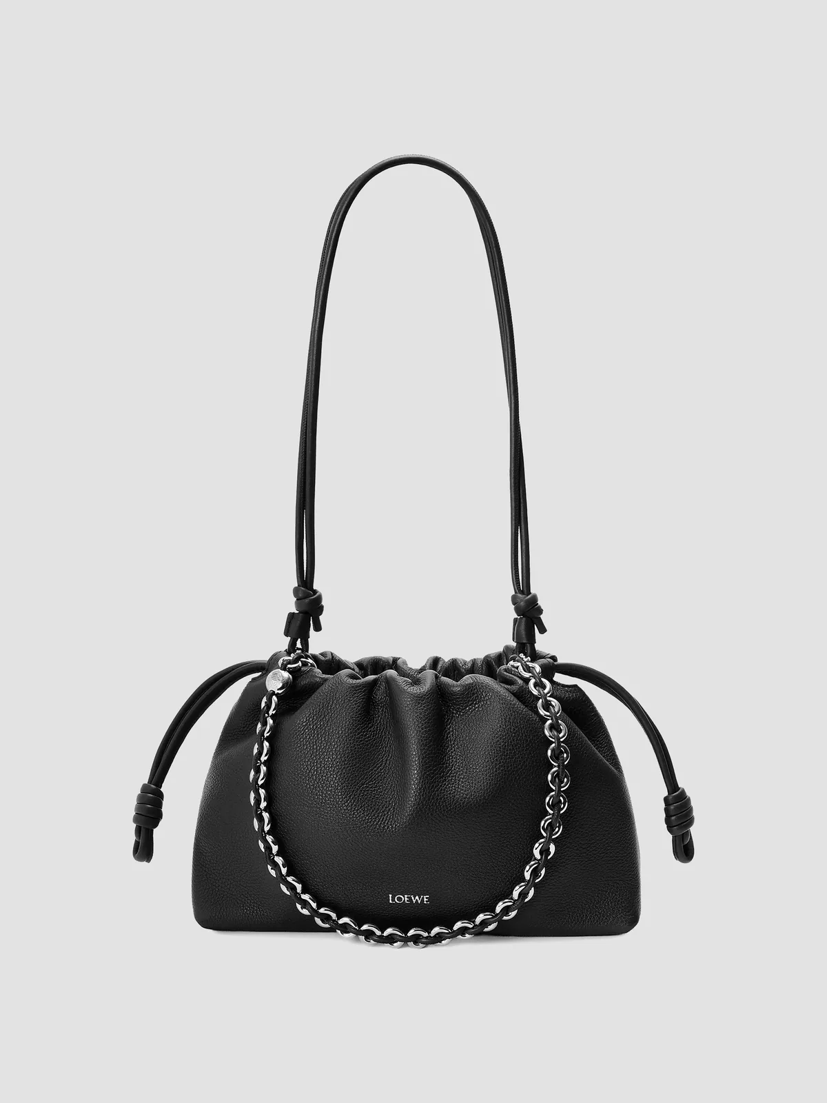 LOEWE Medium Flamenco Leather Clutch for Sale