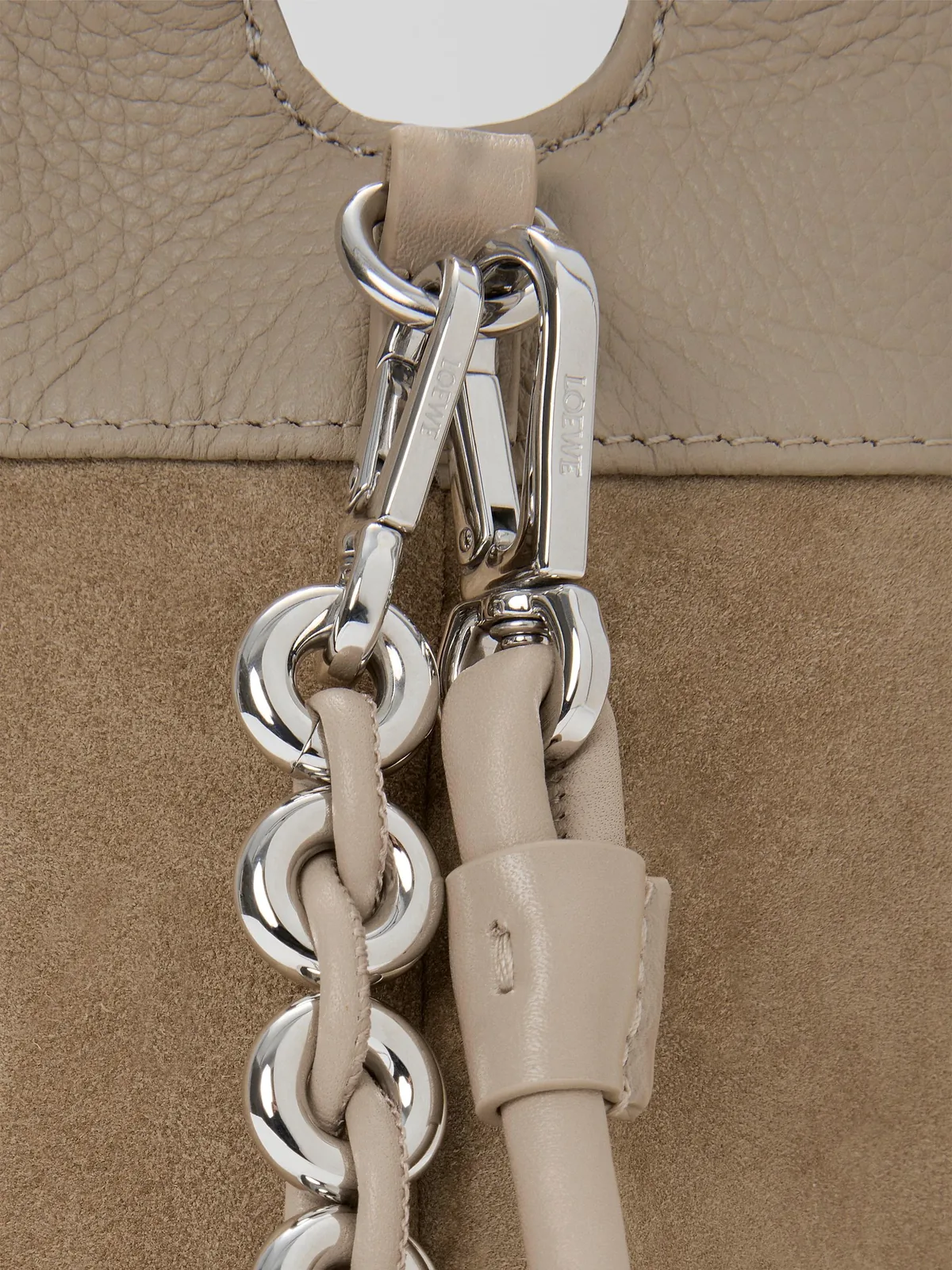 LOEWE Medium Flamenco Leather Clutch for Sale