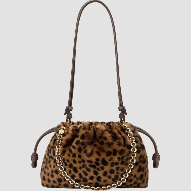 LOEWE Medium Flamenco Shearling Clutch for Sale — alternate view