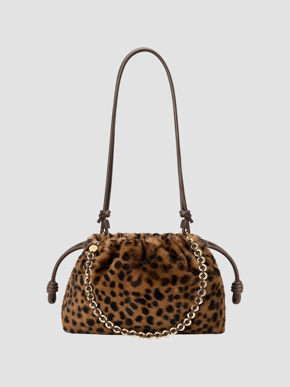 LOEWE Medium Flamenco Shearling Clutch for Sale