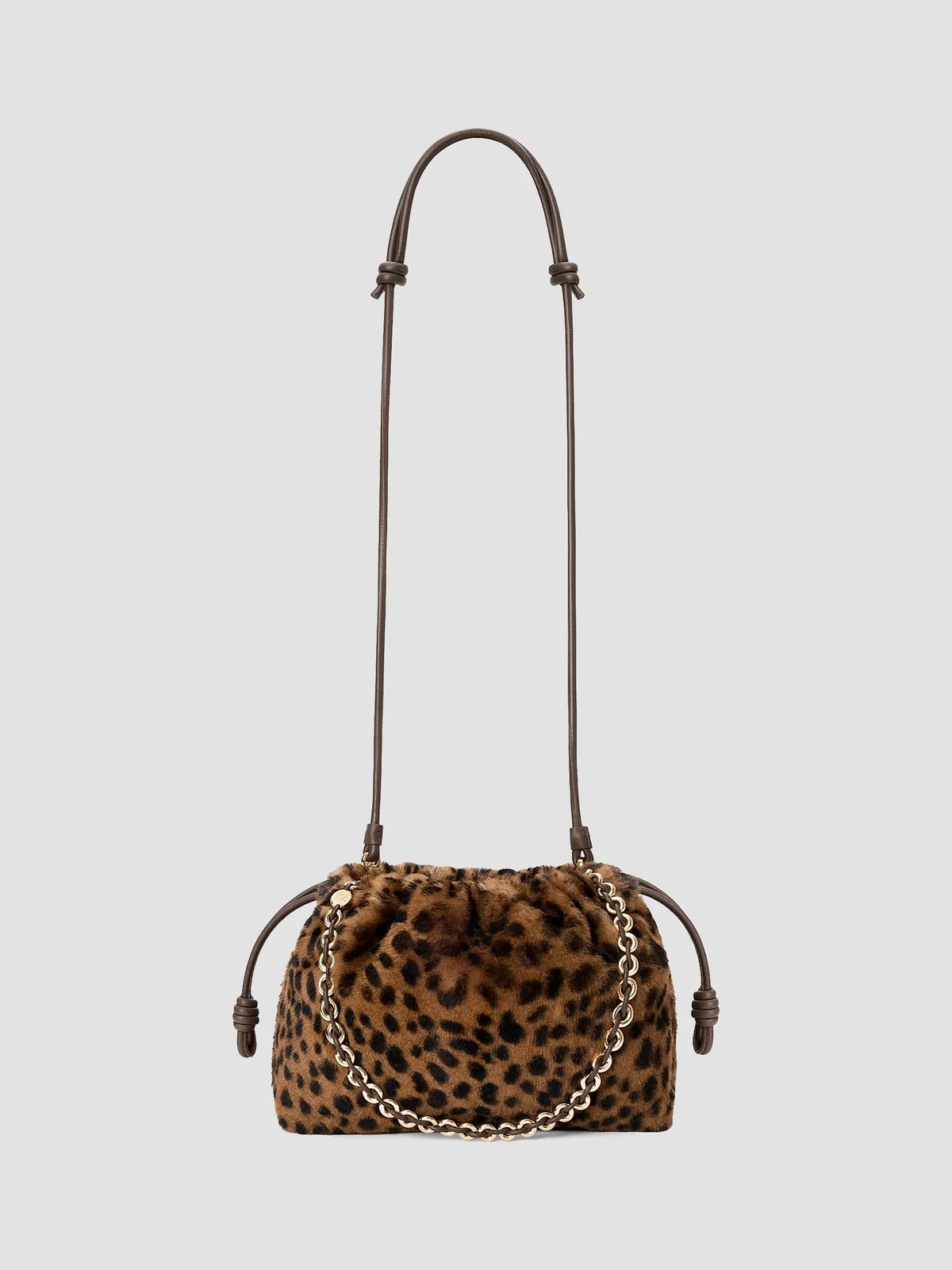 LOEWE Medium Flamenco Shearling Clutch for Sale