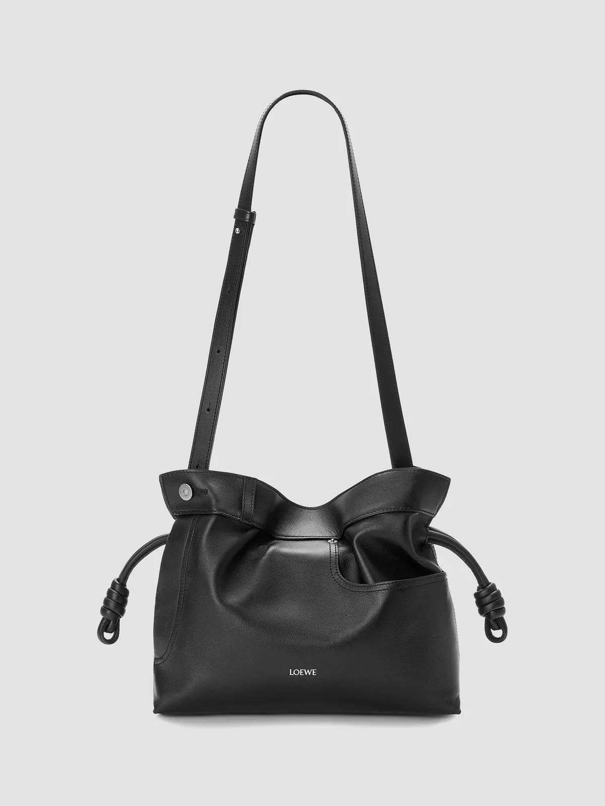 LOEWE Medium Panta Flamenco Leather Clutch for Sale