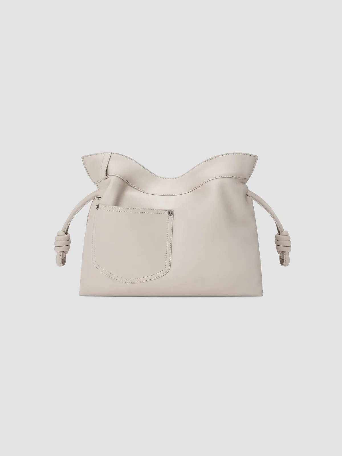 LOEWE Medium Panta Flamenco Leather Clutch for Sale