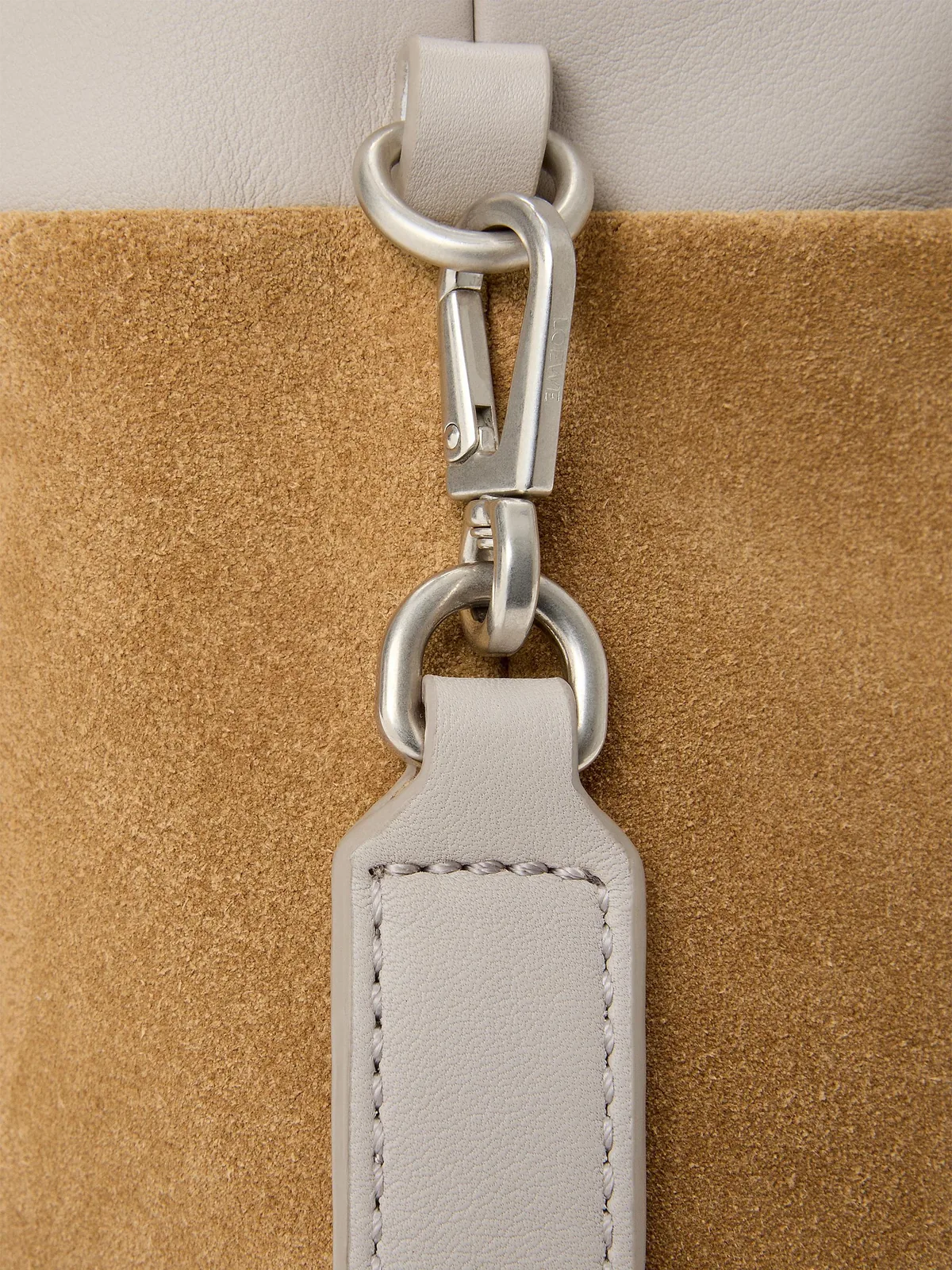 LOEWE Medium Panta Flamenco Leather Clutch for Sale