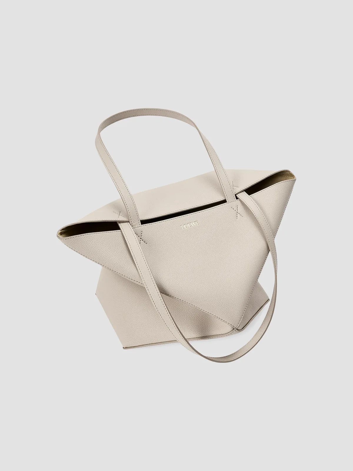 LOEWE Medium Puzzle Fold Grained Leather Tote Bag for Sale