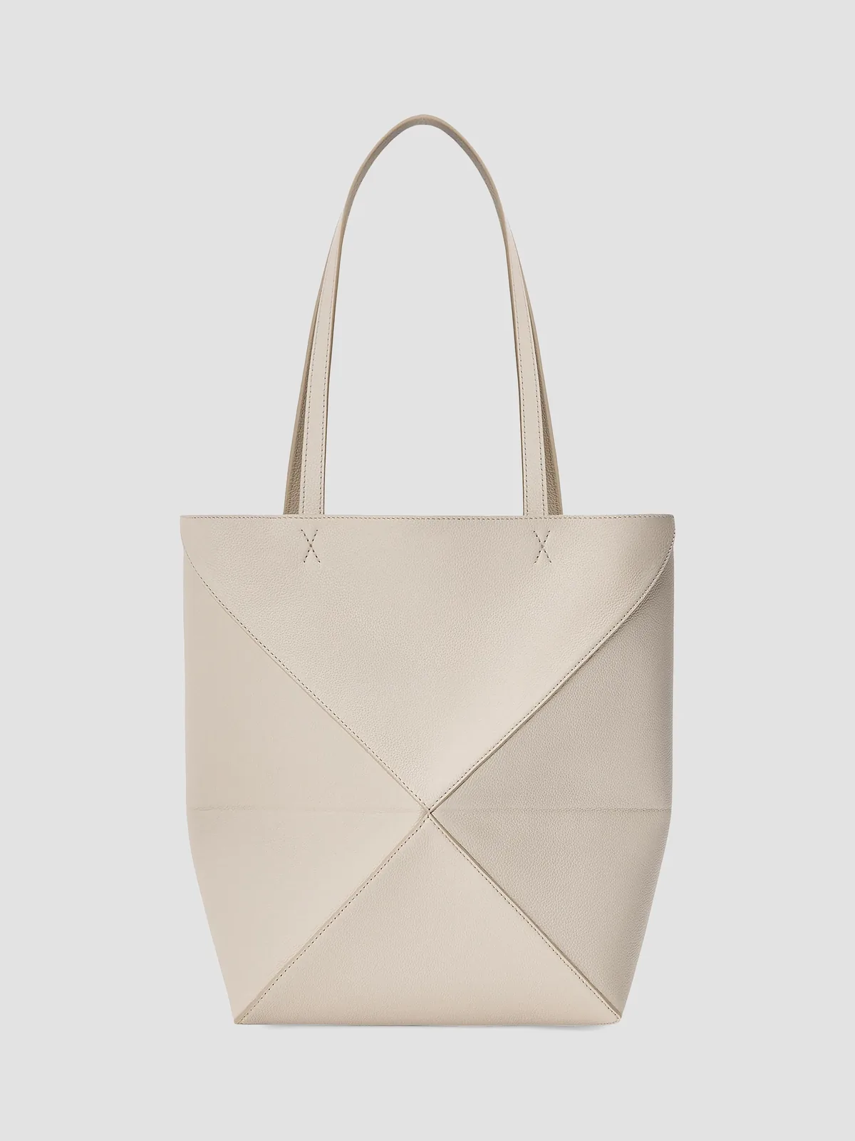 LOEWE Medium Puzzle Fold Grained Leather Tote Bag for Sale