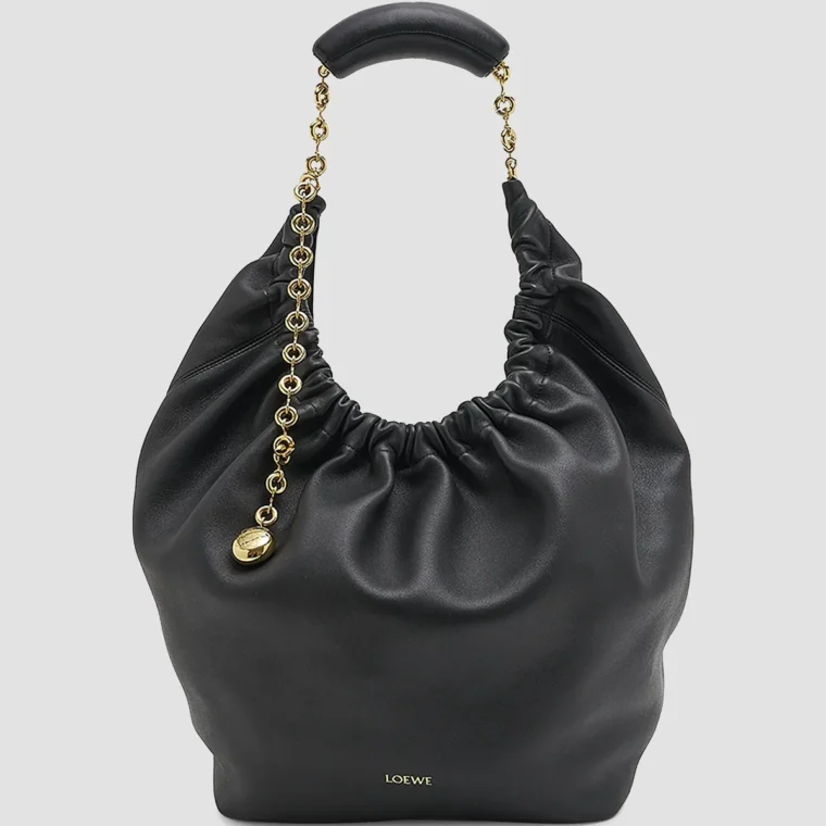 LOEWE Medium Squeeze Leather Shoulder Bag for Sale