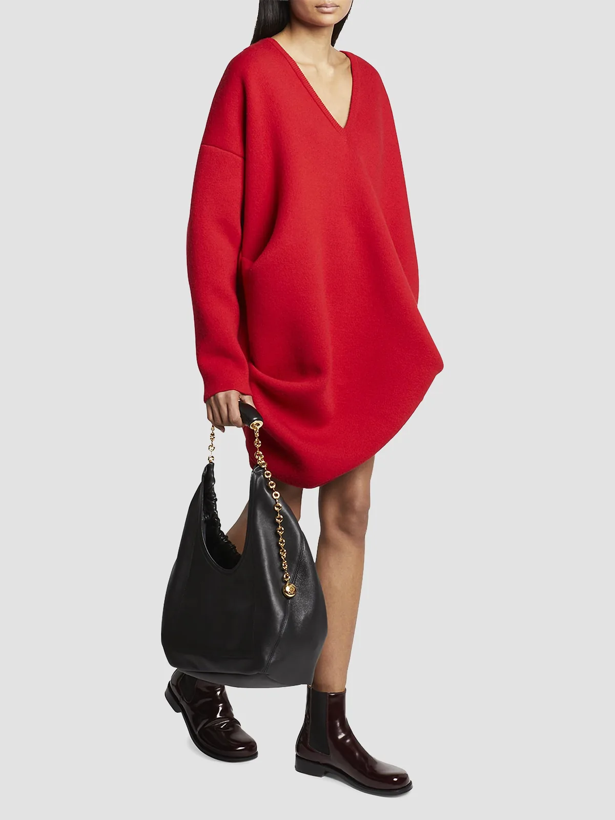 LOEWE Medium Squeeze Leather Shoulder Bag for Sale