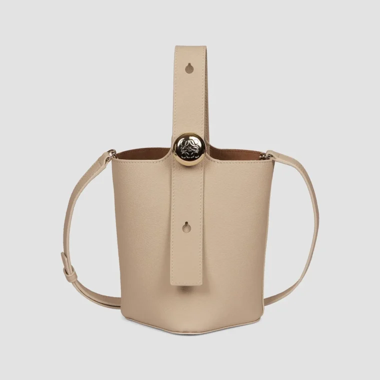 LOEWE Mini Pebble Leather Bucket Bag for Sale