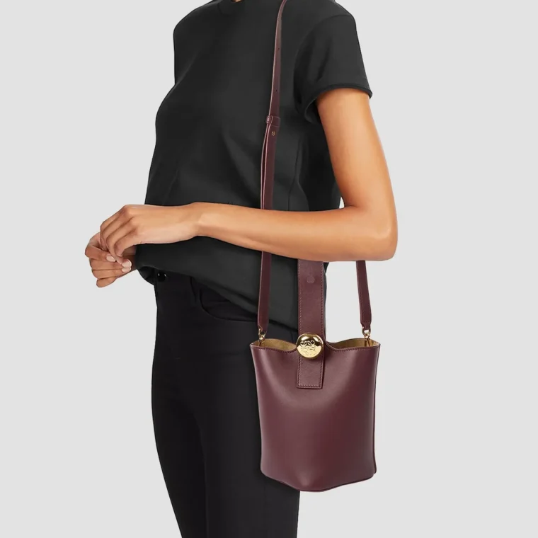 LOEWE Mini Pebbled Leather Bucket Bag for Sale — alternate view