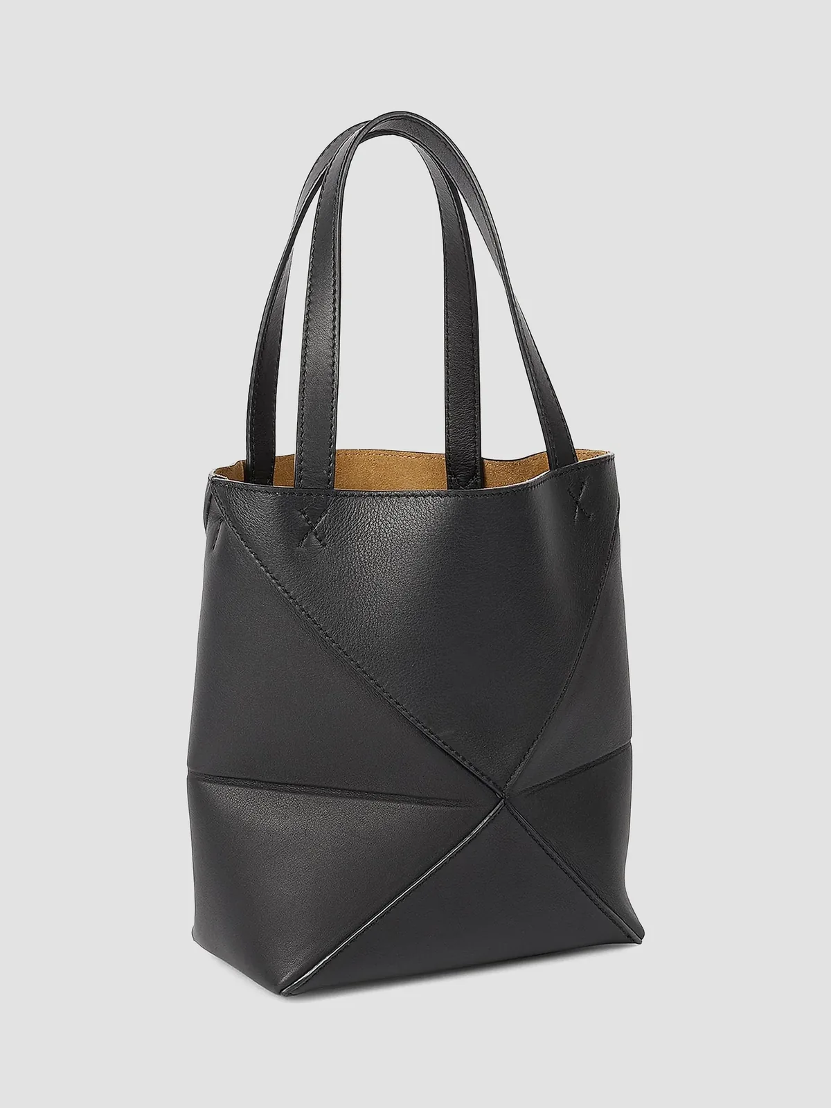LOEWE Mini Puzzle Fold Leather Tote Bag for Sale