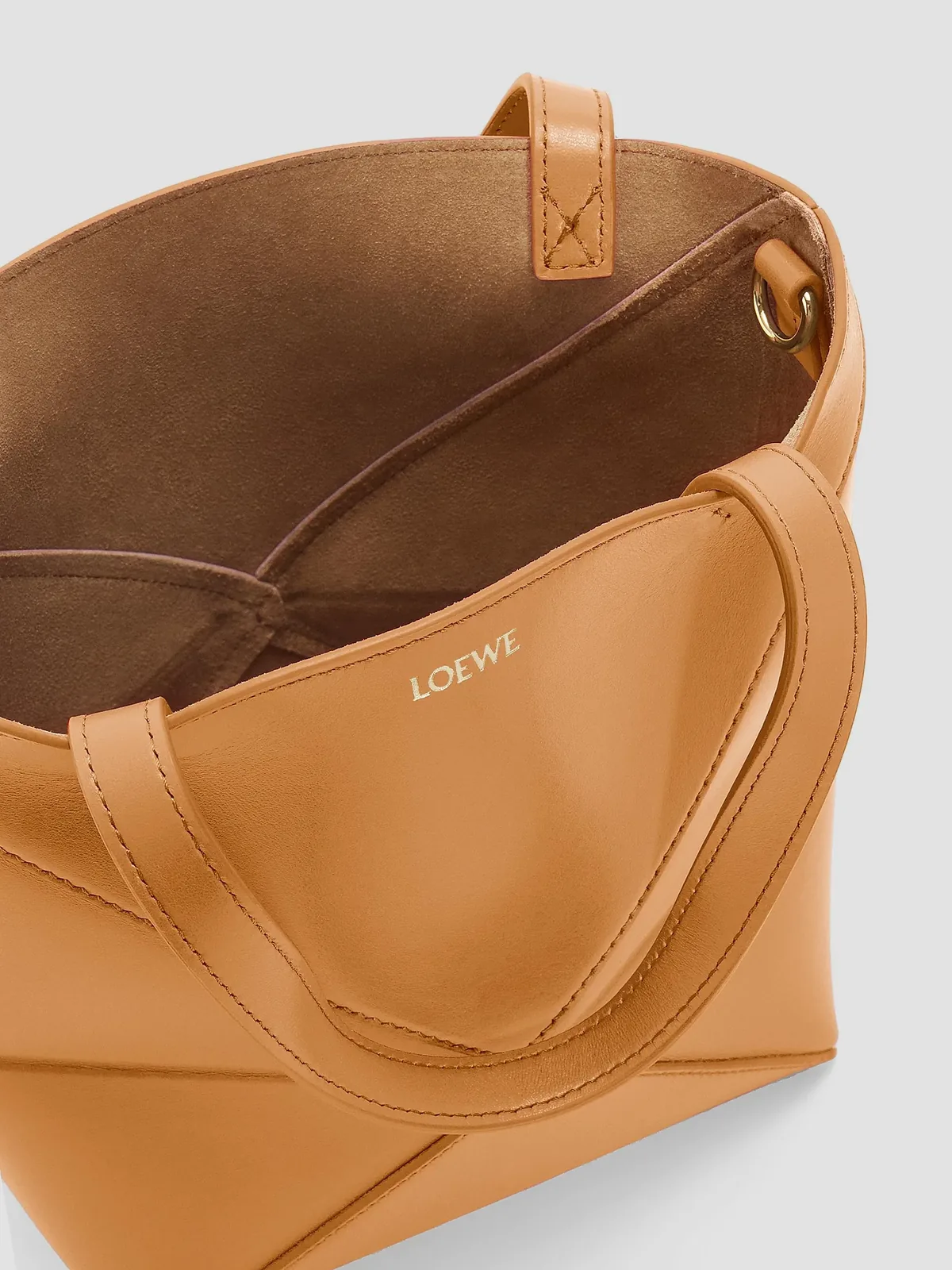 LOEWE Mini Puzzle Fold Leather Tote Bag for Sale