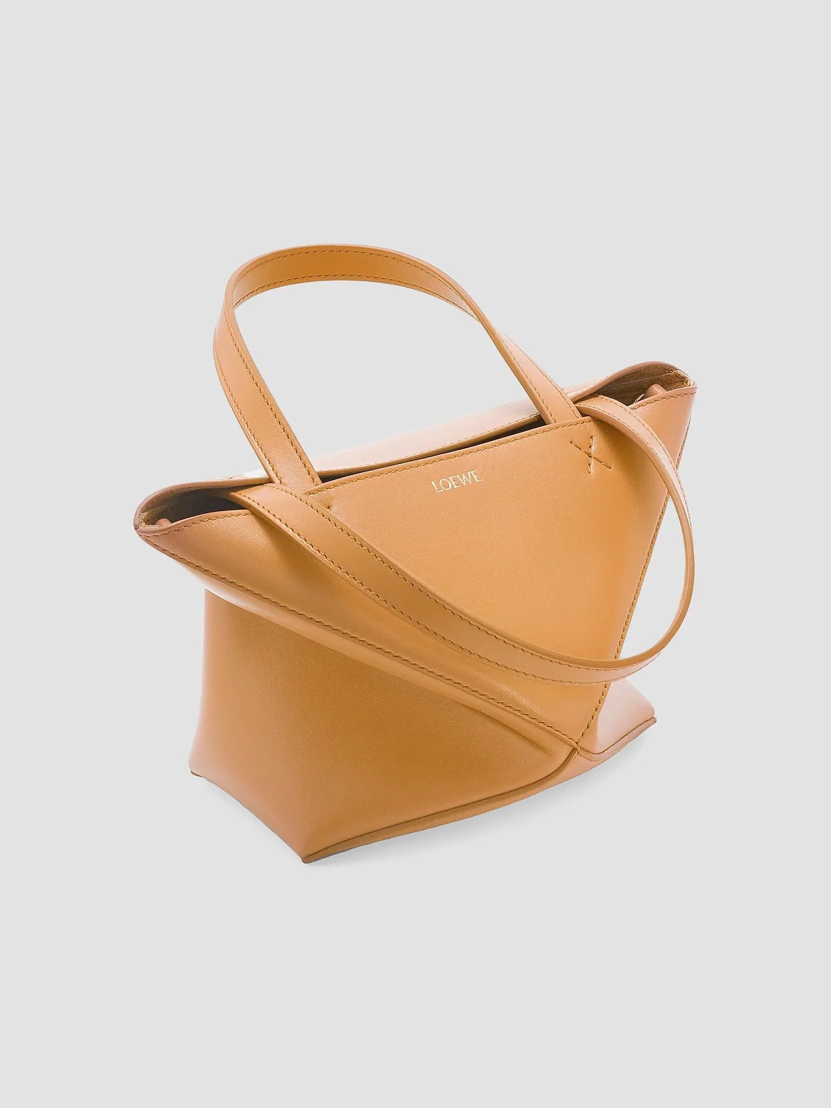 LOEWE Mini Puzzle Fold Leather Tote Bag for Sale