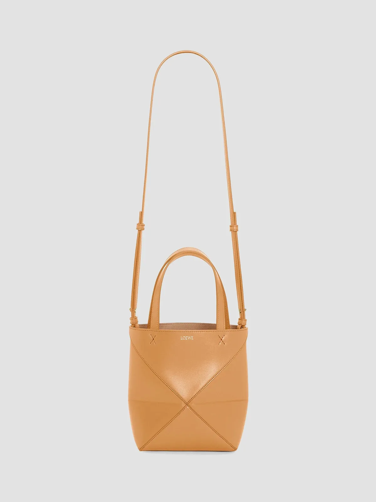 LOEWE Mini Puzzle Fold Leather Tote Bag for Sale