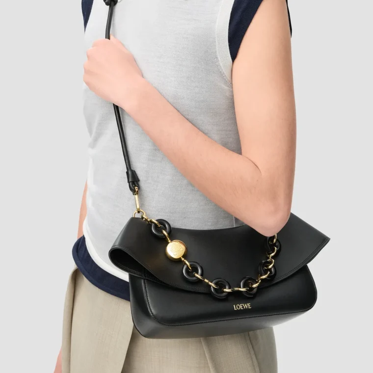 LOEWE Ola Medium Leather Shoulder Bag for Sale — alternate view