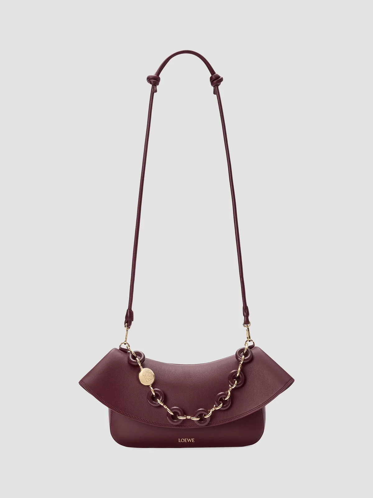 LOEWE Ola Medium Leather Shoulder Bag for Sale