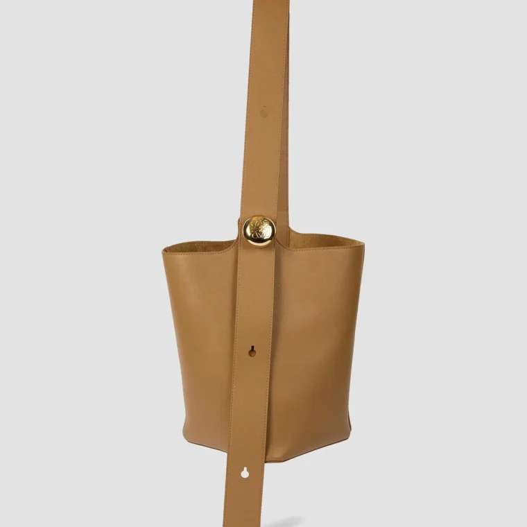 LOEWE Pebbled Leather Bucket Bag for Sale