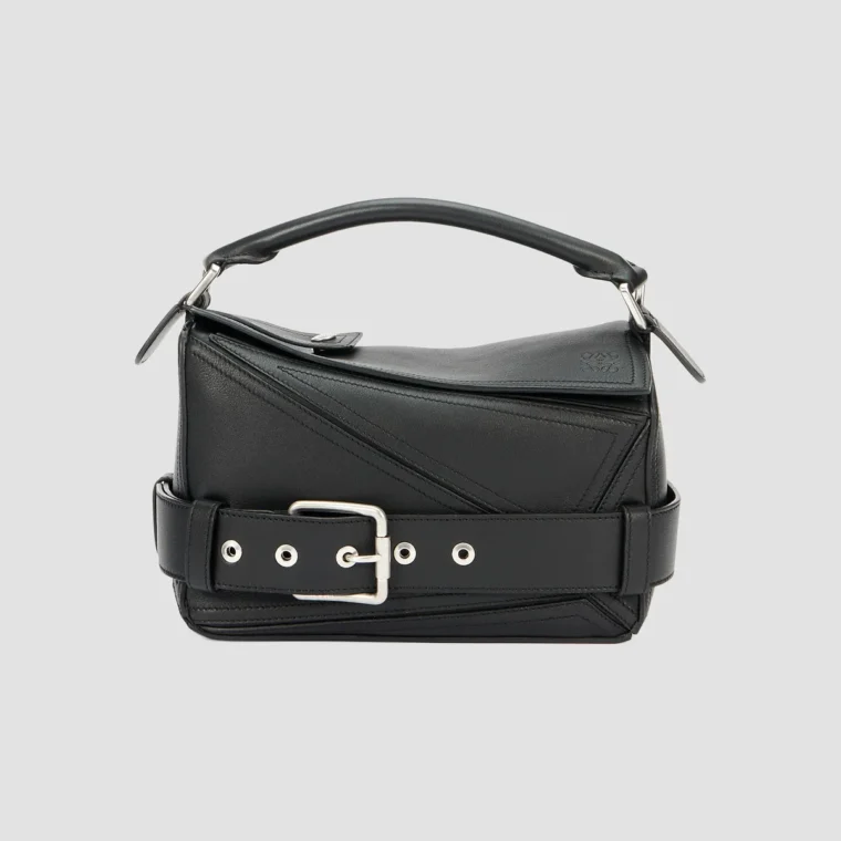 LOEWE Puzzle Biker Leather Top Handle Bag for Sale