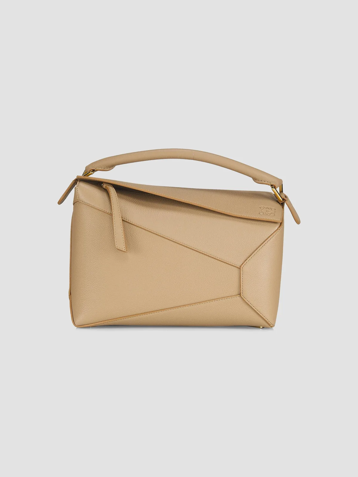 LOEWE Puzzle Edge Grained Leather Bag for Sale - Sand