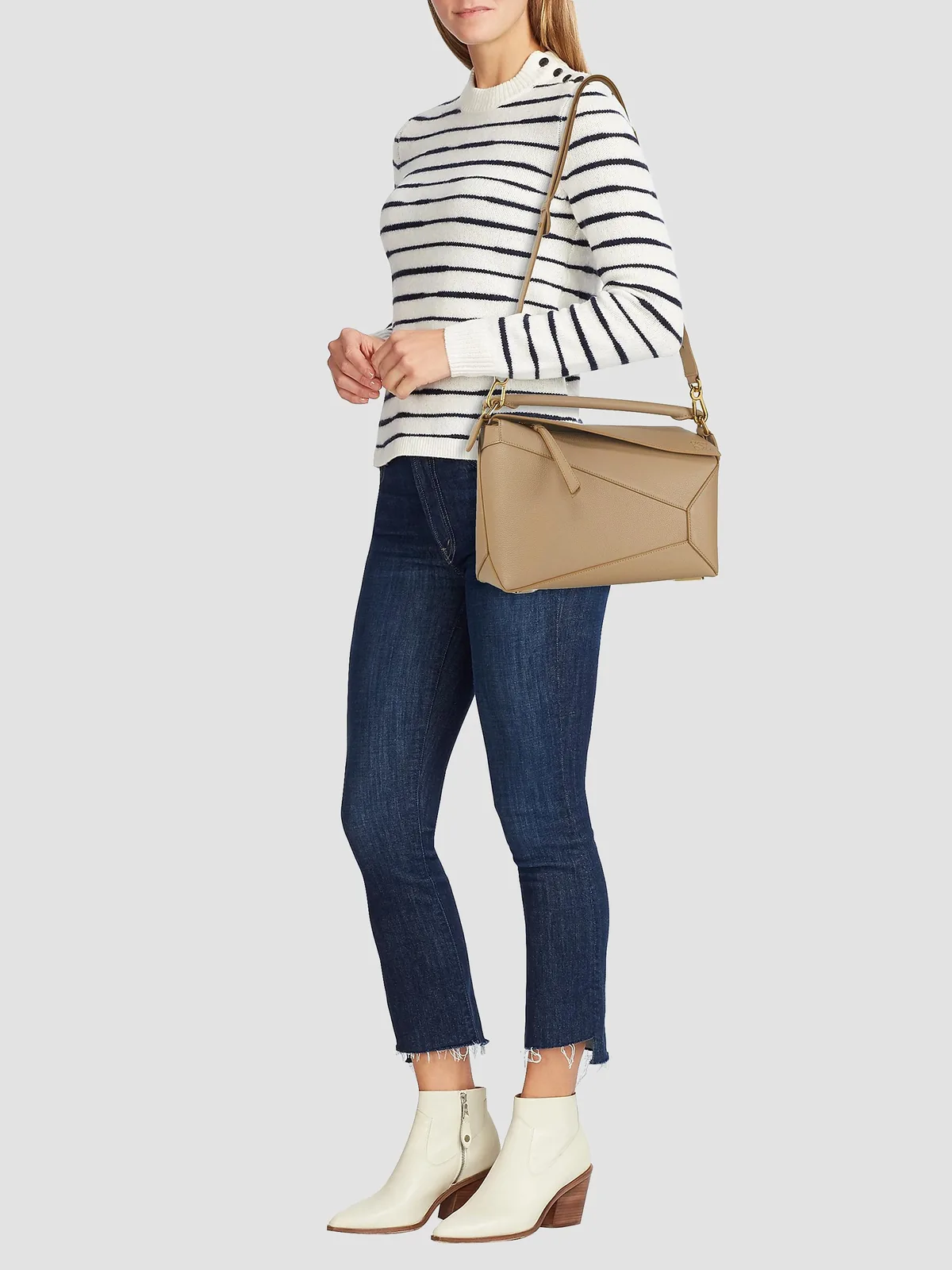 LOEWE Puzzle Edge Grained Leather Bag for Sale