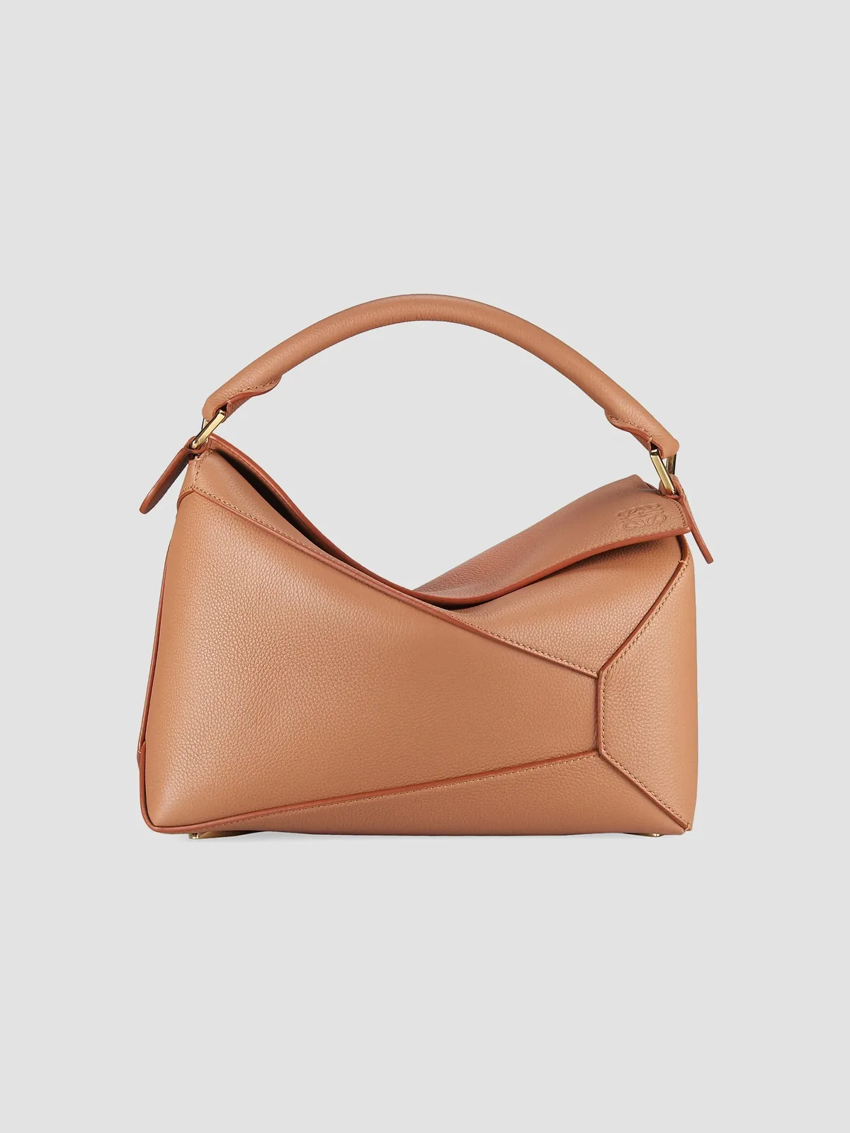 LOEWE Puzzle Edge Grained Leather Bag for Sale - Toffee