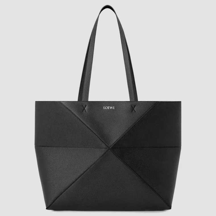 LOEWE Puzzle Fold Leather Tote Bag for Sale