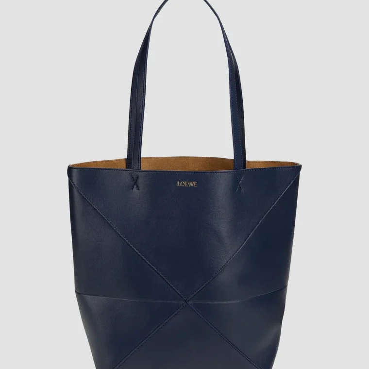 LOEWE Puzzle Fold Medium Leather Tote Bag for Sale