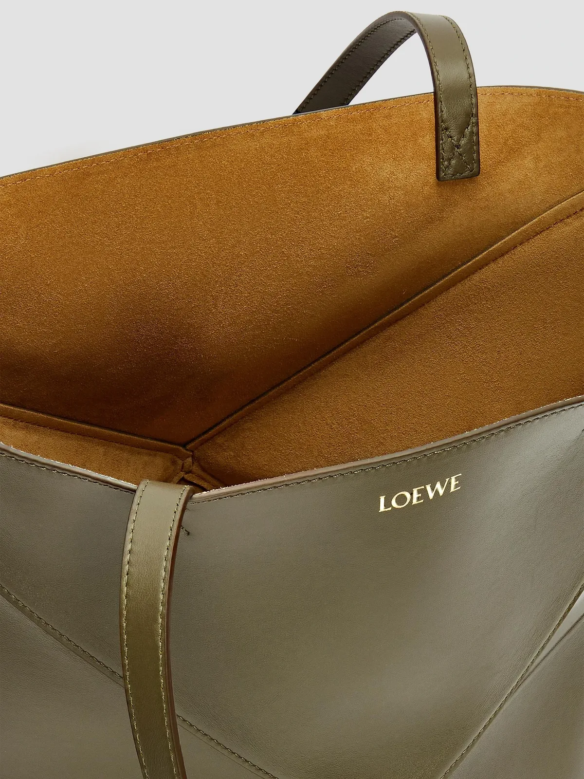 LOEWE Puzzle Fold Medium Leather Tote Bag for Sale