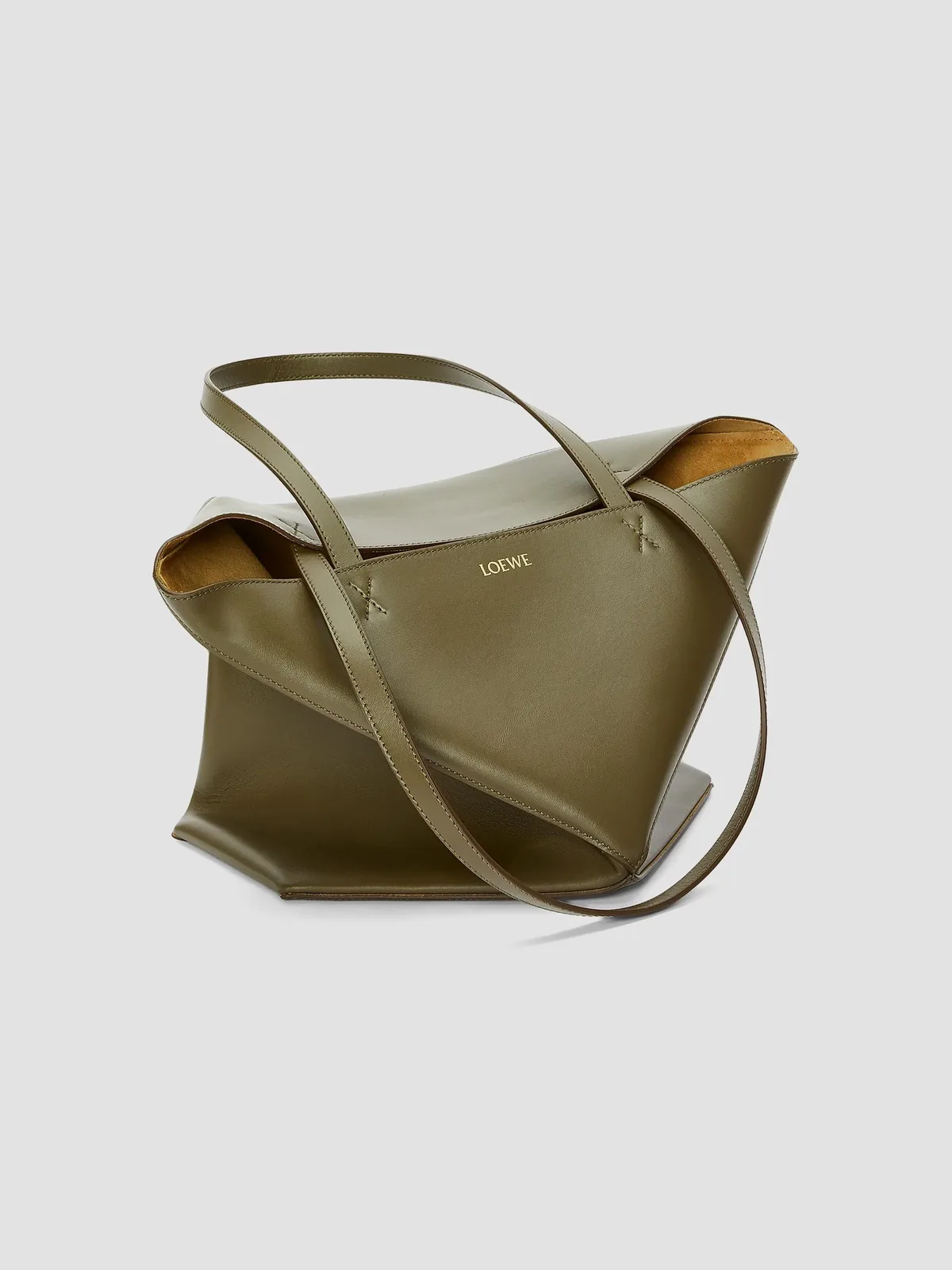 LOEWE Puzzle Fold Medium Leather Tote Bag for Sale