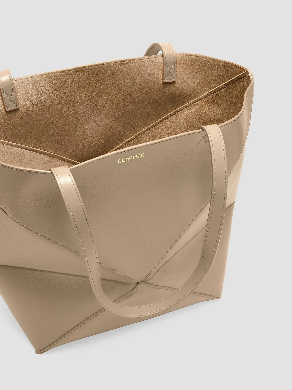 LOEWE Puzzle Fold Medium Leather Tote Bag for Sale