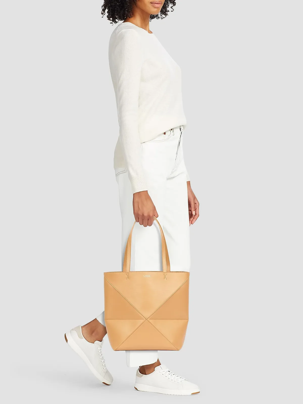 LOEWE Puzzle Fold Medium Leather Tote Bag for Sale