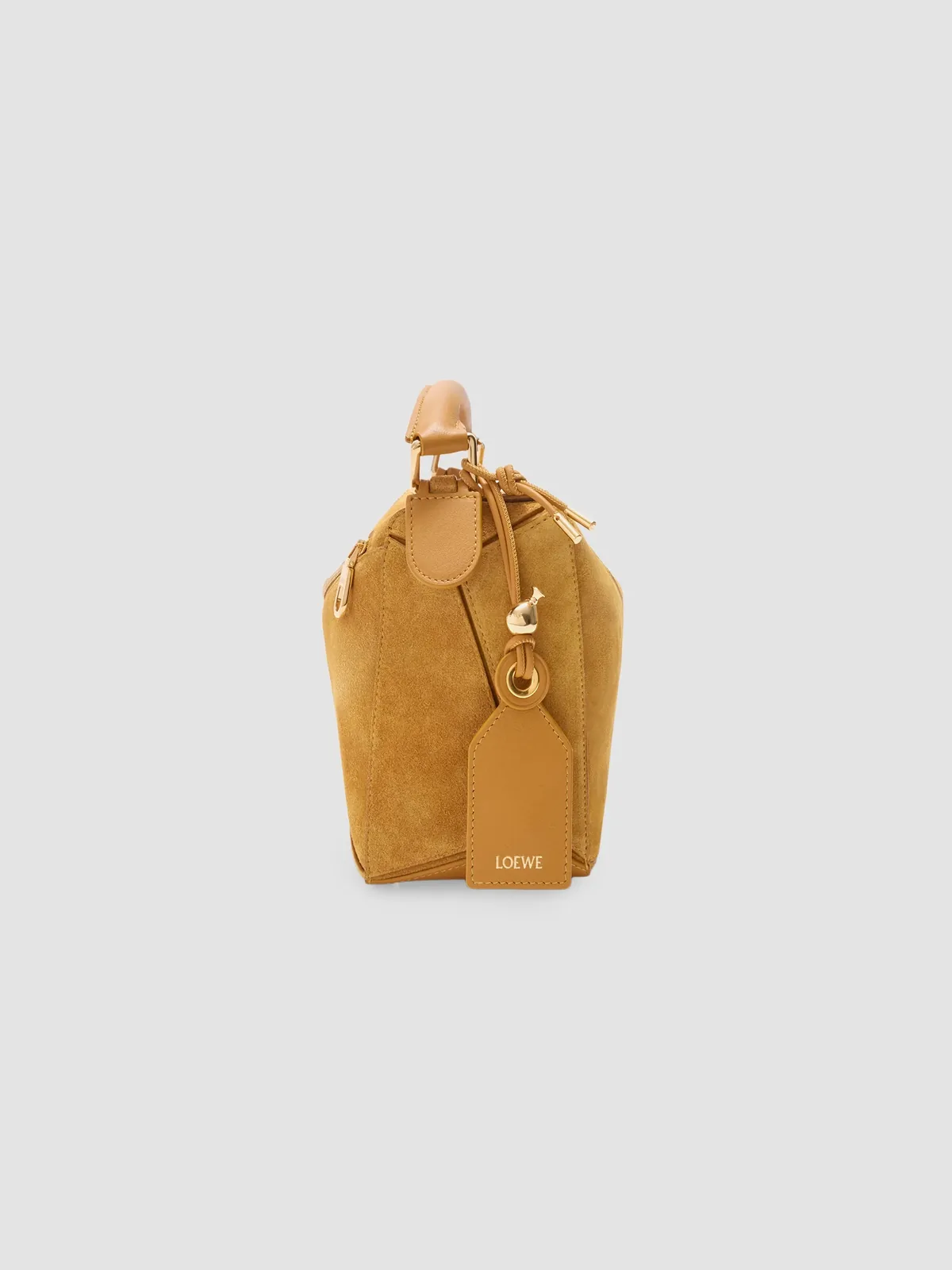 LOEWE Puzzle Small Suede Top Handle Bag for Sale