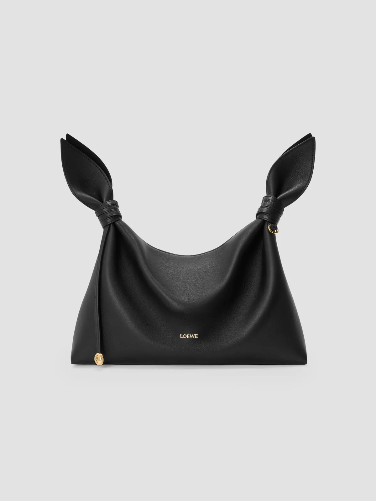 LOEWE Scarf Medium Leather Shoulder Bag for Sale - Black